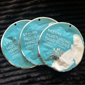 3 Pairs Spa Life Moisturizing Hand Gloves For Dry Hands New/Sealed